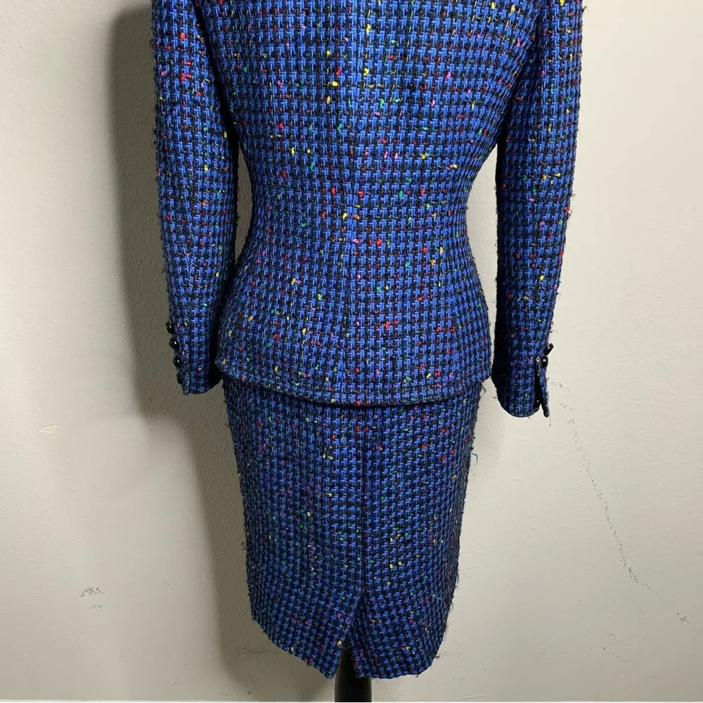 Carlisle Vintage Tweed Two Piece Skirt Suit Set